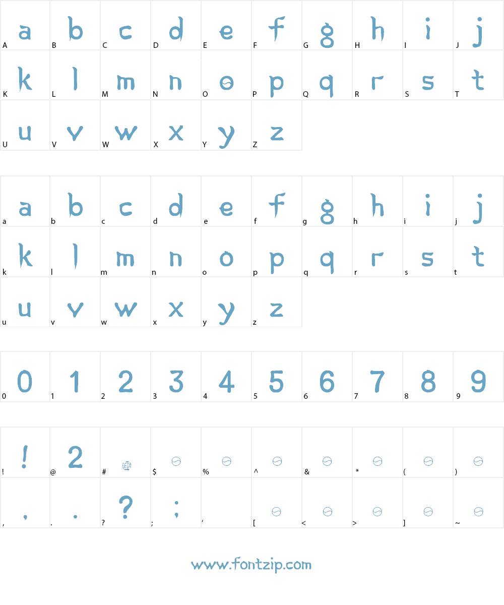 Korean Calligraphy Font Character